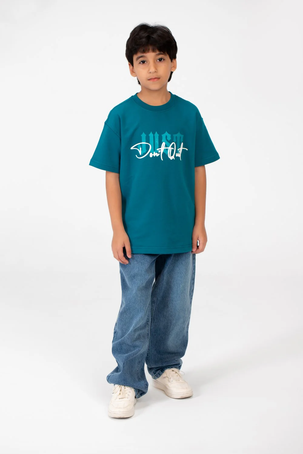 Boy's Milton Oversized T-Shirt With Front Print - Image 4