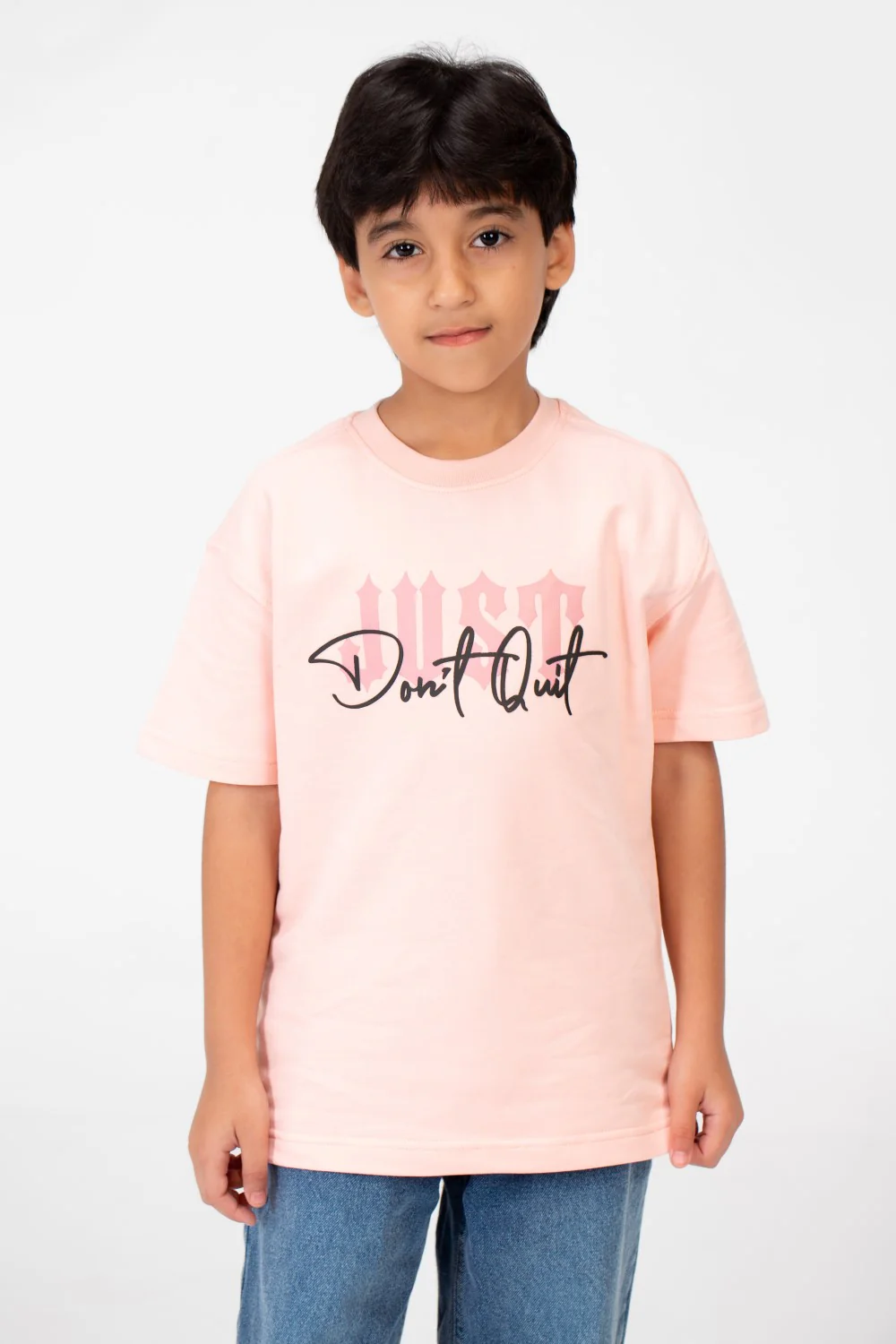 Boy's Milton Oversized T-Shirt With Front Print - Image 5