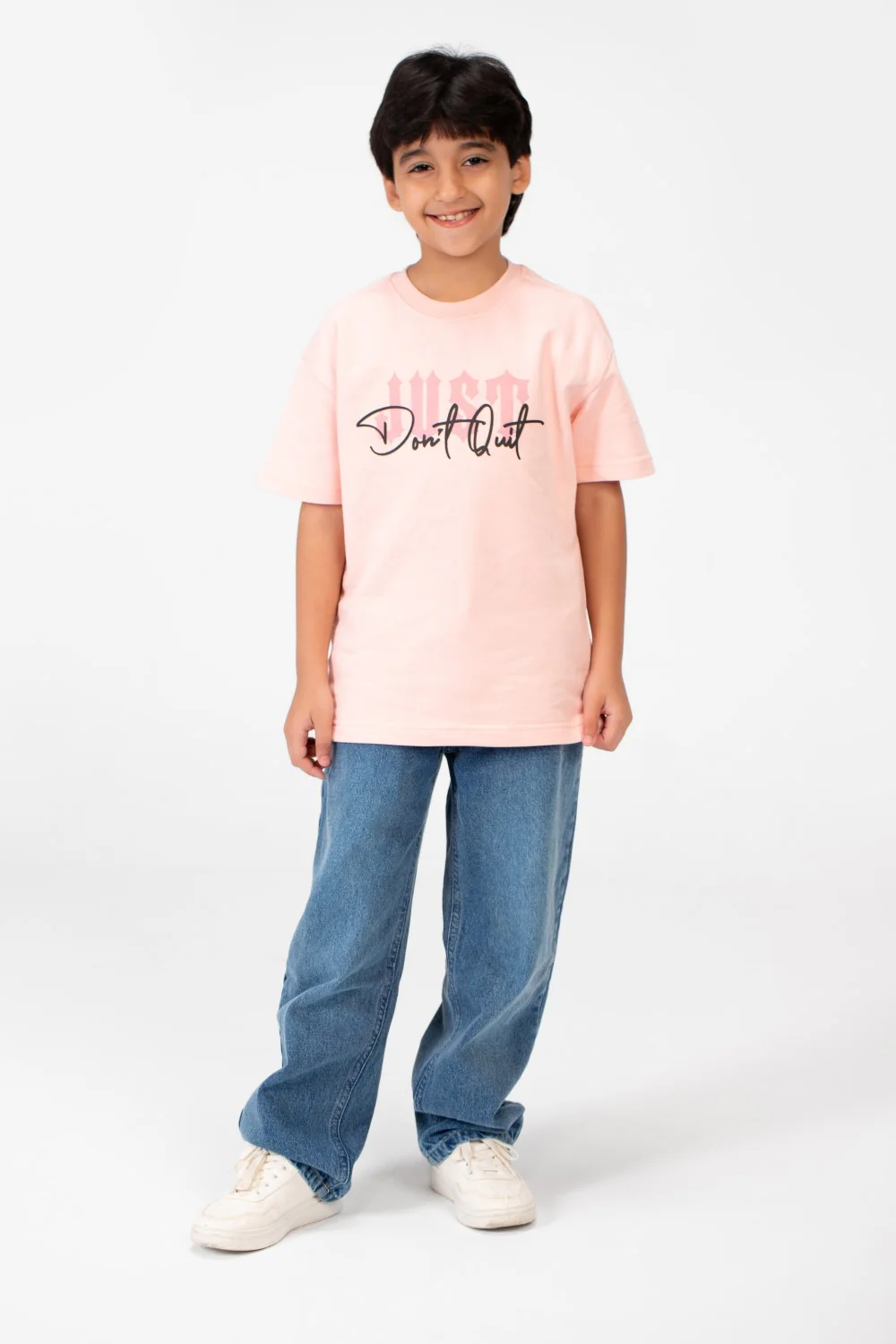 Boy's Milton Oversized T-Shirt With Front Print - Image 8