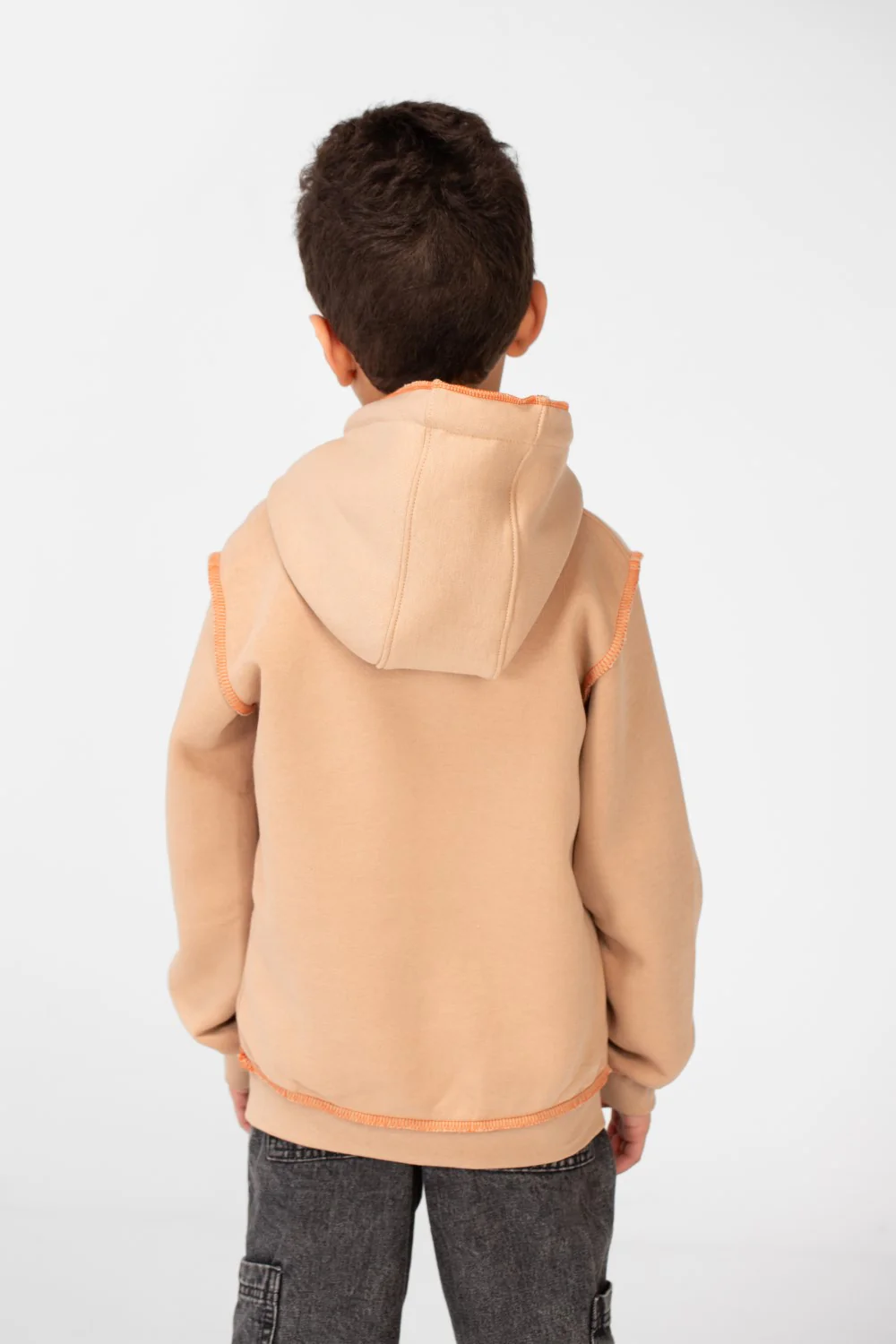 Boy's Milton Printed Hoodie Sweatshirt With A Modern Fit - Image 2