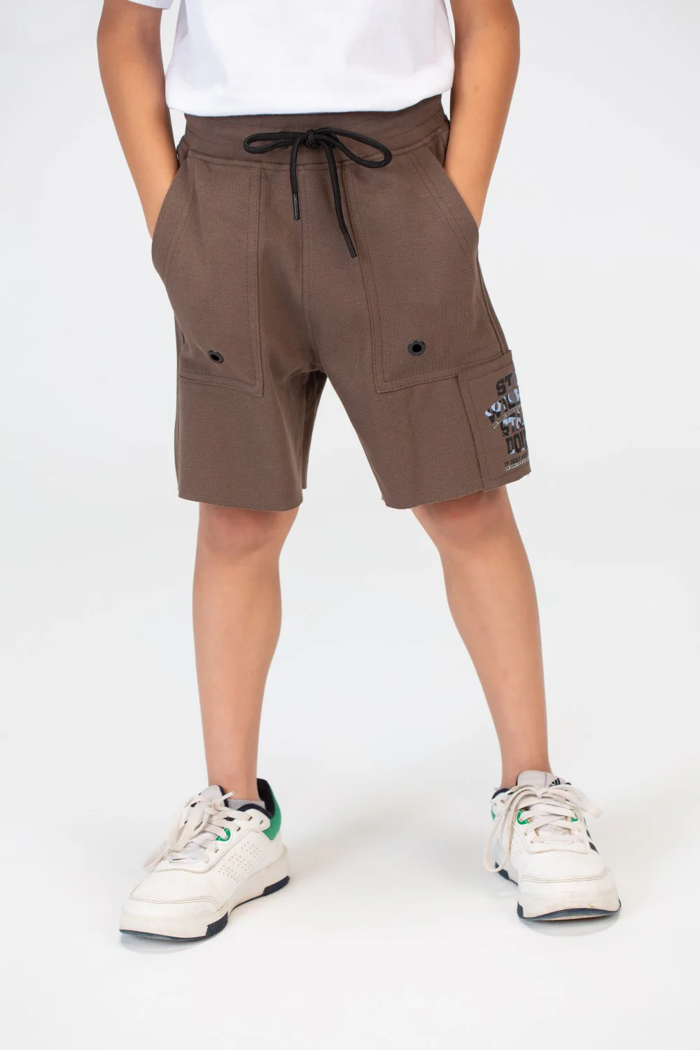 Boys Milton Short With Elastic Waistband And Front And Back Pockets - Image 4