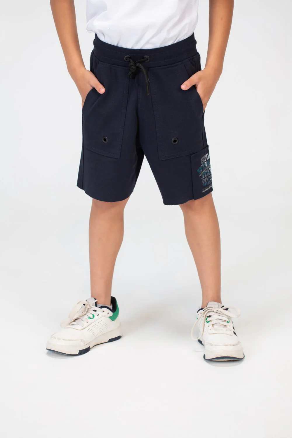 Boys Milton Short With Elastic Waistband And Front And Back Pockets - Image 7