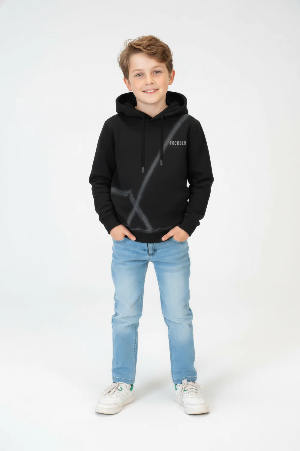Boy's Milton Slim Fit Hoodie Sweatshirt With A Modern Design - Image 4
