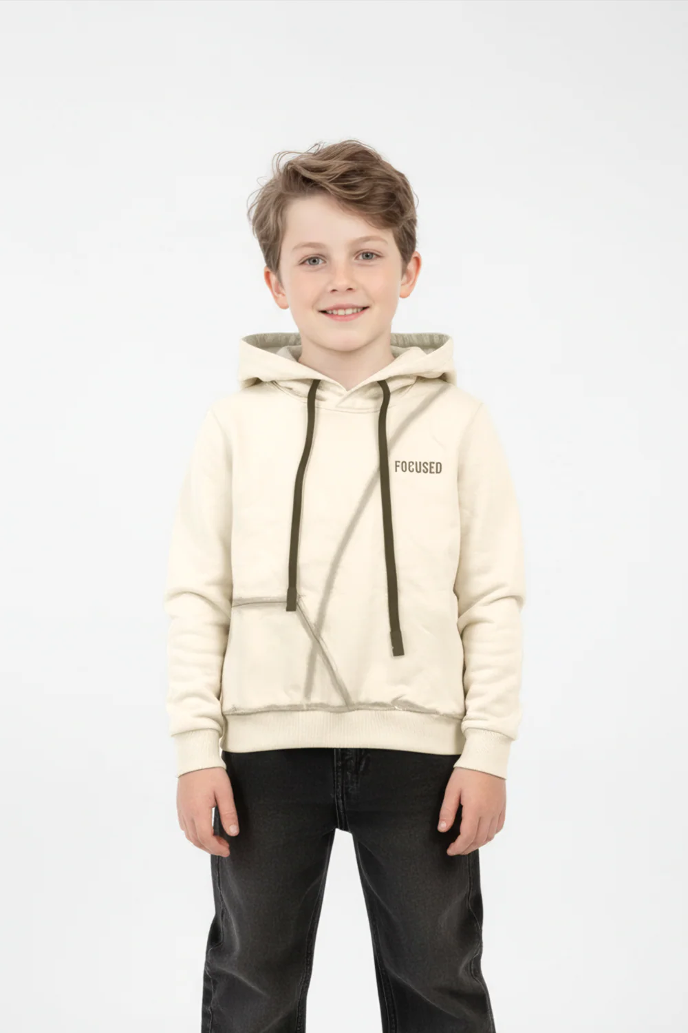 Boy's Milton Slim Fit Hoodie Sweatshirt With A Modern Design - Image 5