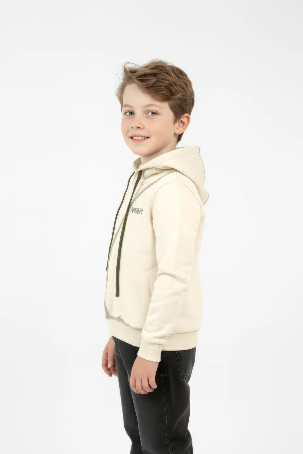 Boy's Milton Slim Fit Hoodie Sweatshirt With A Modern Design - Image 7
