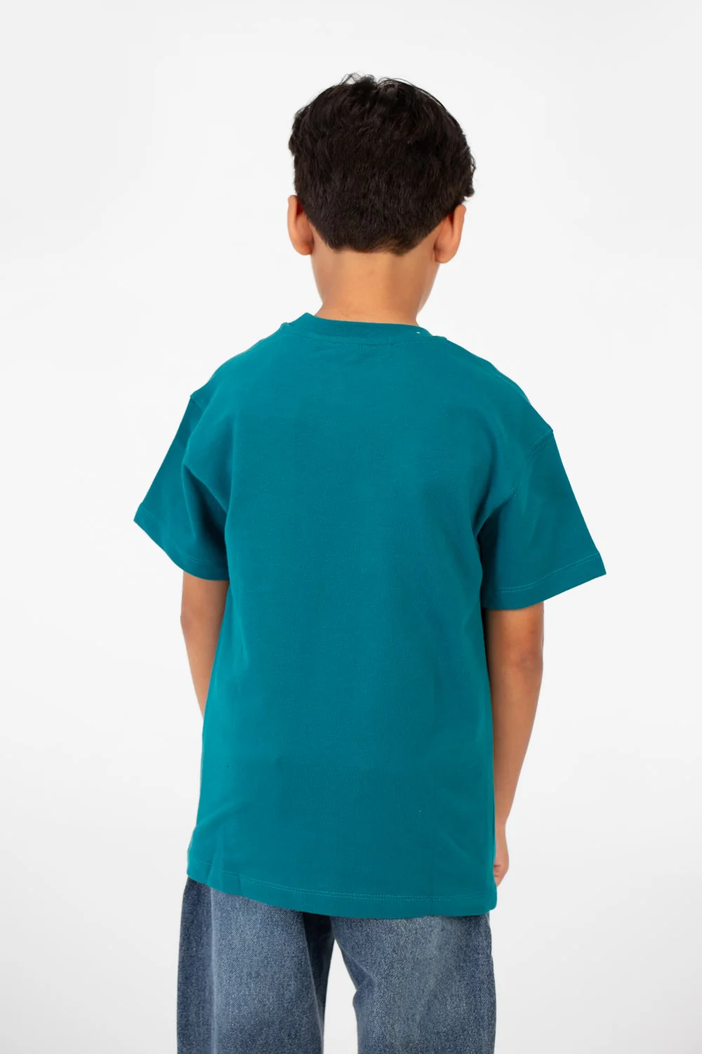 Boy's Milton Summer Oversized T-Shirt With Front Print And Short Sleeves - Image 2