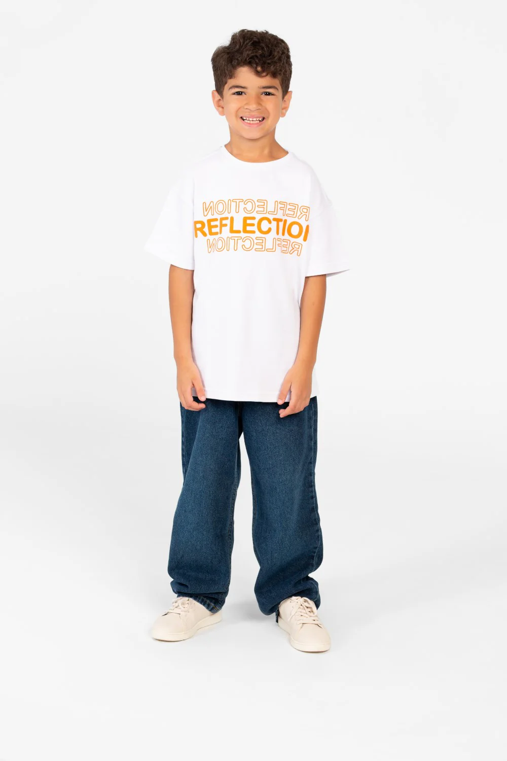 Boy's Milton Text Print Half Sleeve T-Shirt - Image 12