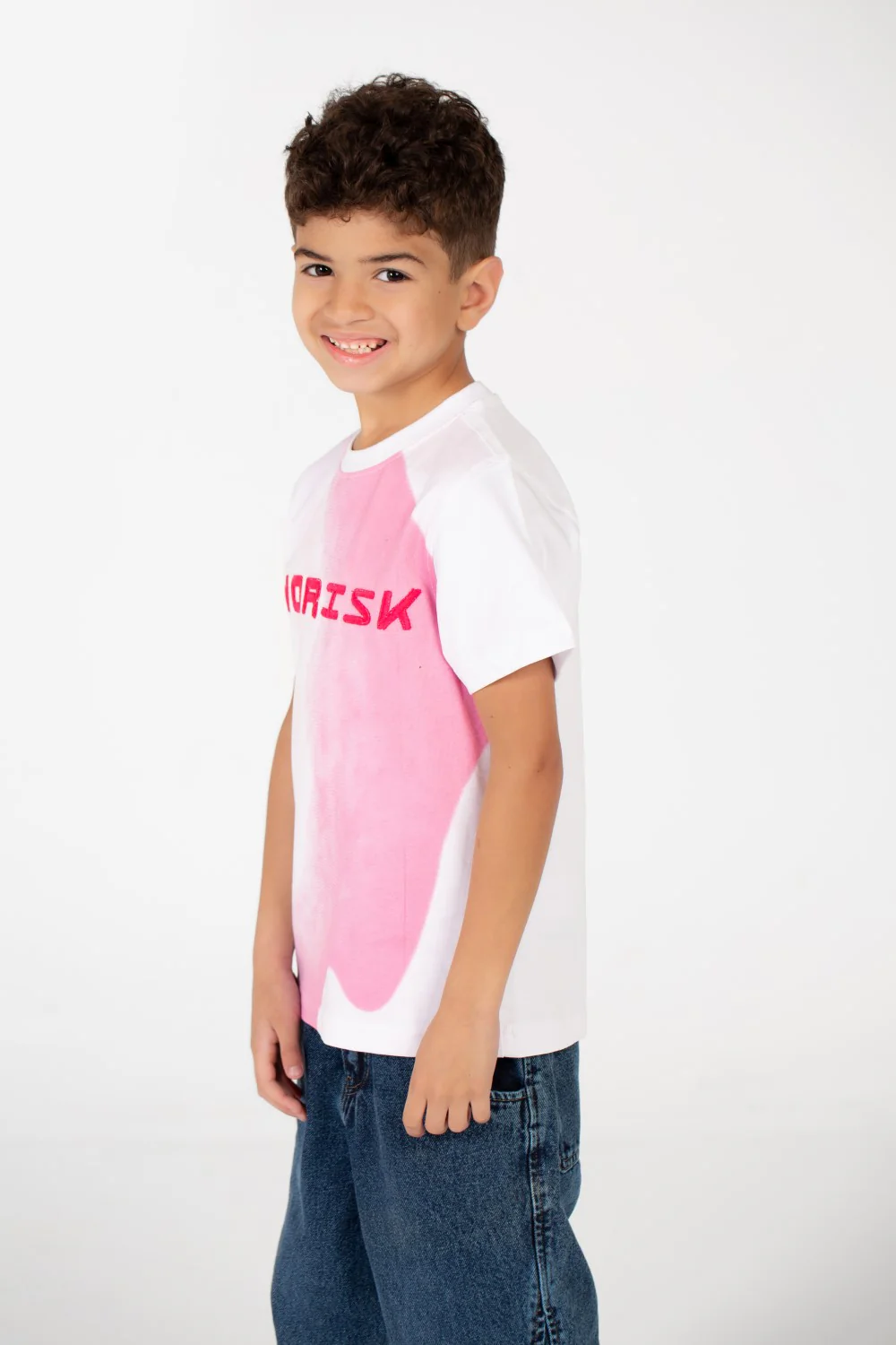 Boy's No Risk Print Half Sleeve T-Shirt - Image 11