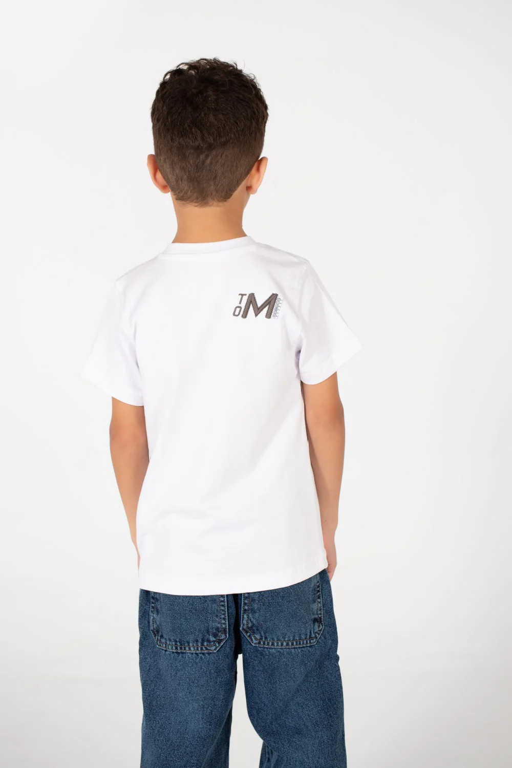 Boy's No Risk Print Half Sleeve T-Shirt - Image 2