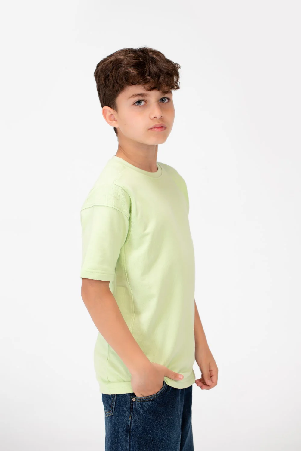 Boy's Oversize Crew Neck T-Shirt - Image 11