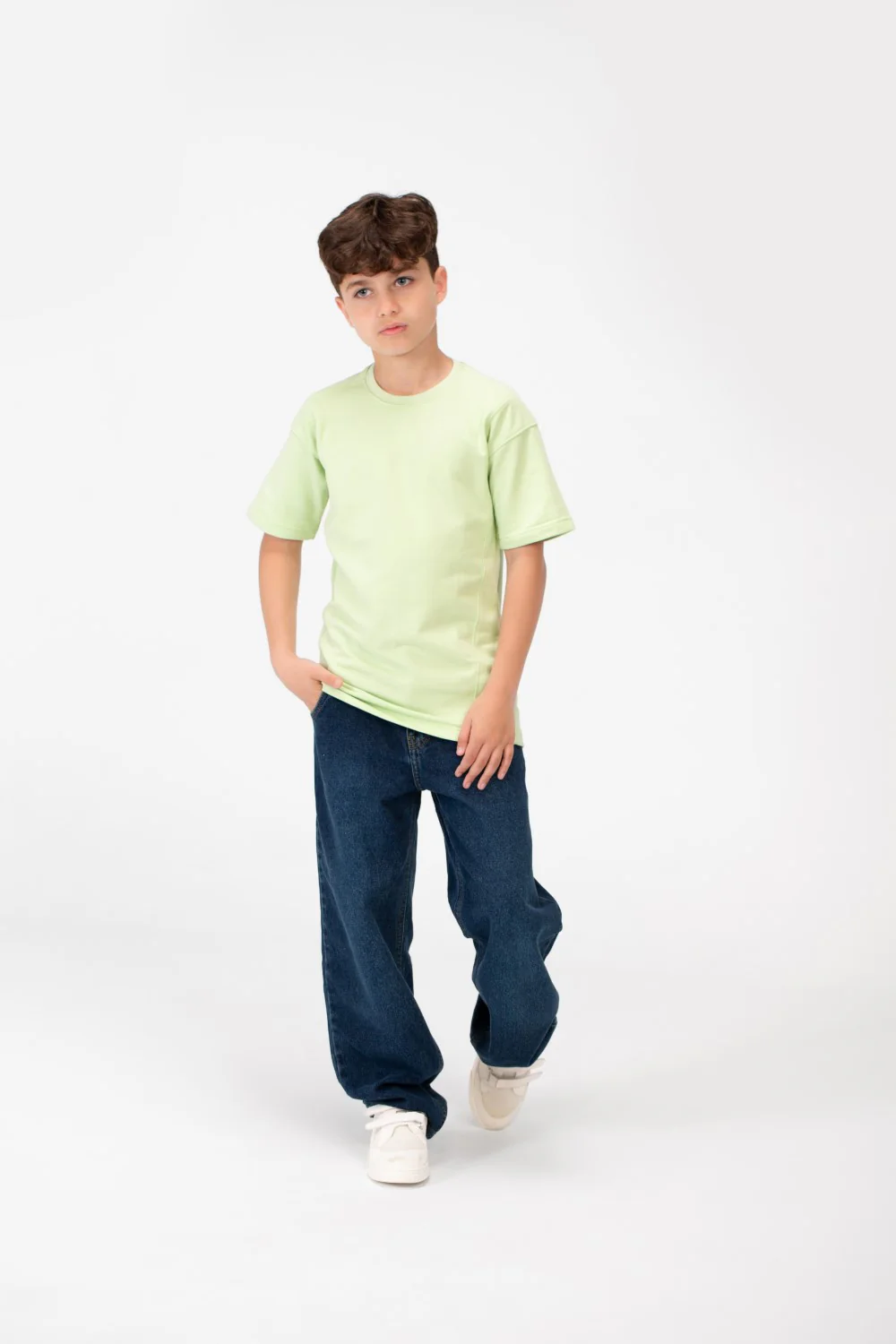 Boy's Oversize Crew Neck T-Shirt - Image 12