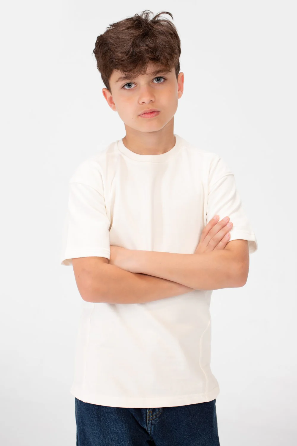 Boy's Oversize Crew Neck T-Shirt - Image 13