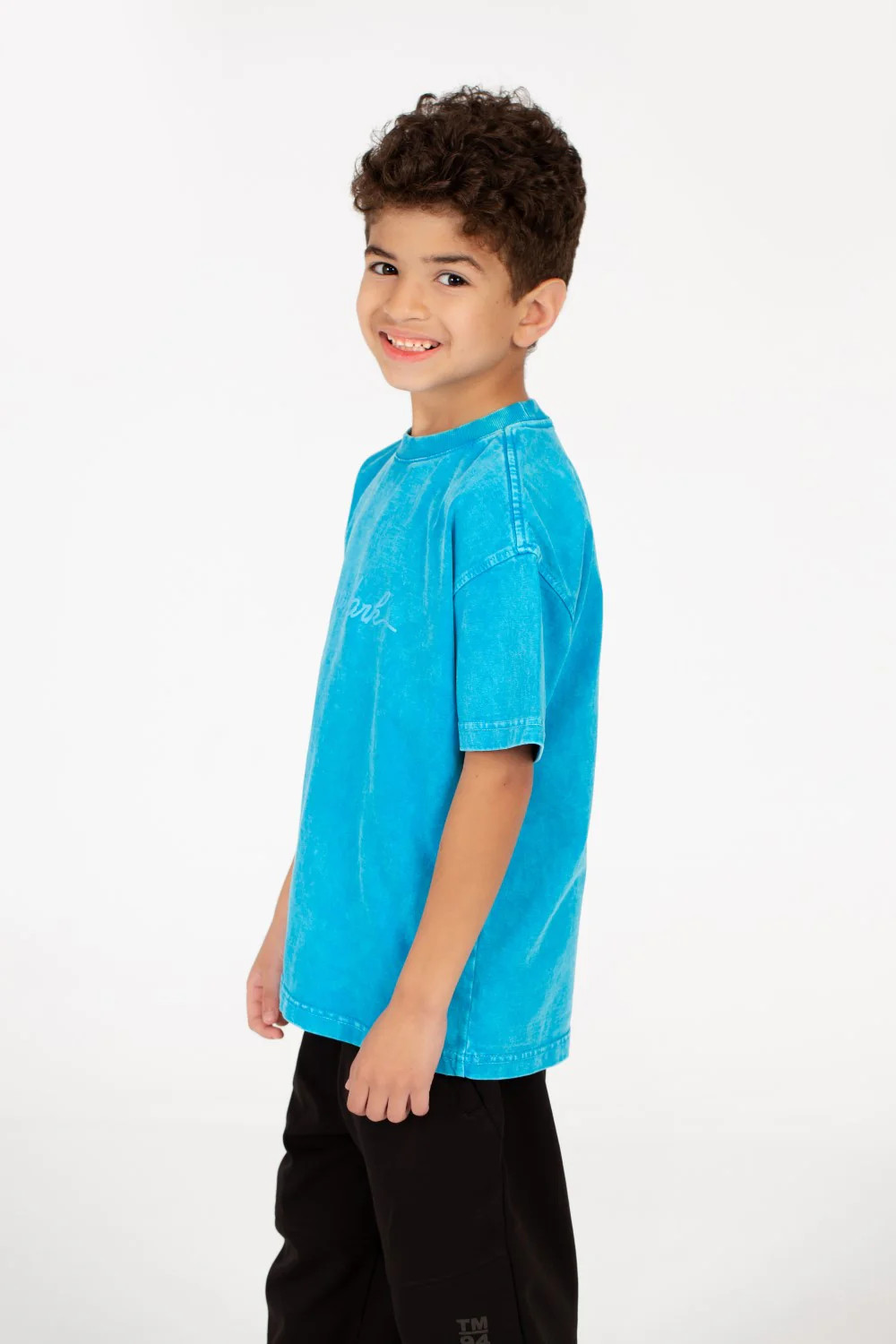 Boy's Oversized Crew Neck T-Shirt - Image 11
