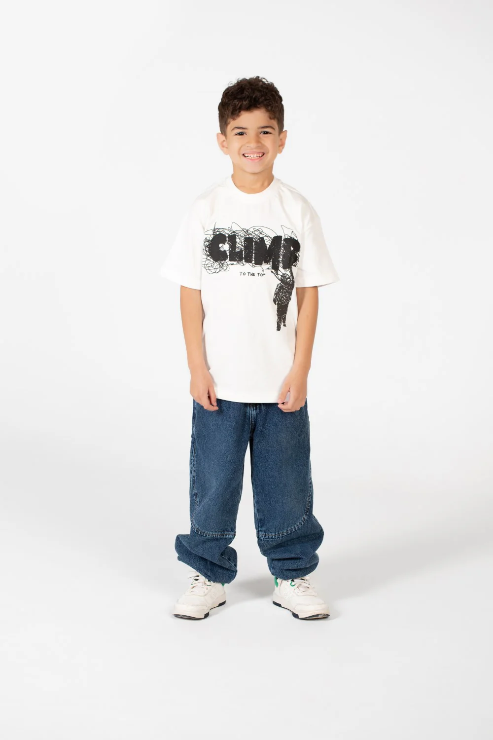 Boy's Oversized Front Print T-shirt - Image 12