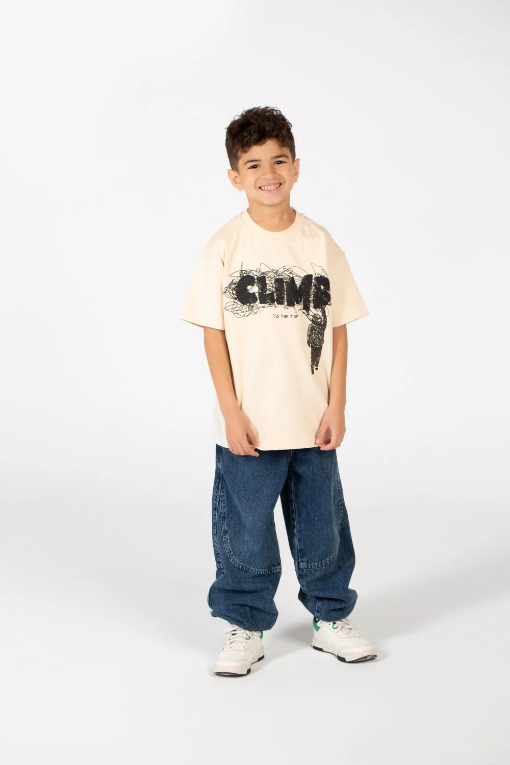 Boy's Oversized Front Print T-shirt - Image 4