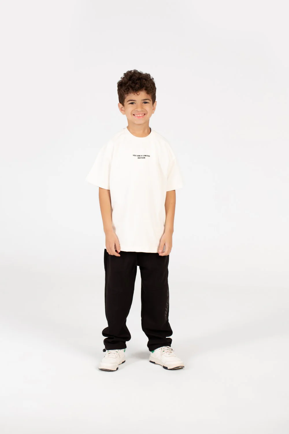 Boy's Oversized Short Sleeved Text Print T-shirt - Image 12
