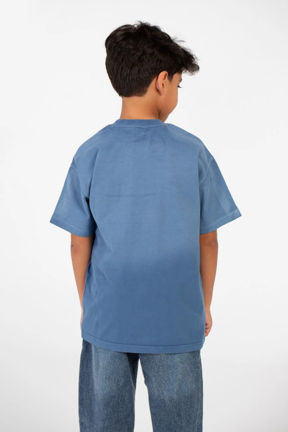 Boy's Oversized Short Sleeves Round Neck T-shirt With Front Pikachu Print - Image 10