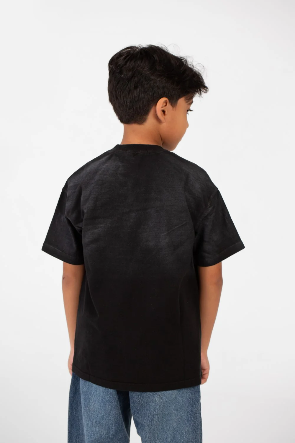 Boy's Oversized Short Sleeves Round Neck T-shirt With Front Pikachu Print - Image 2