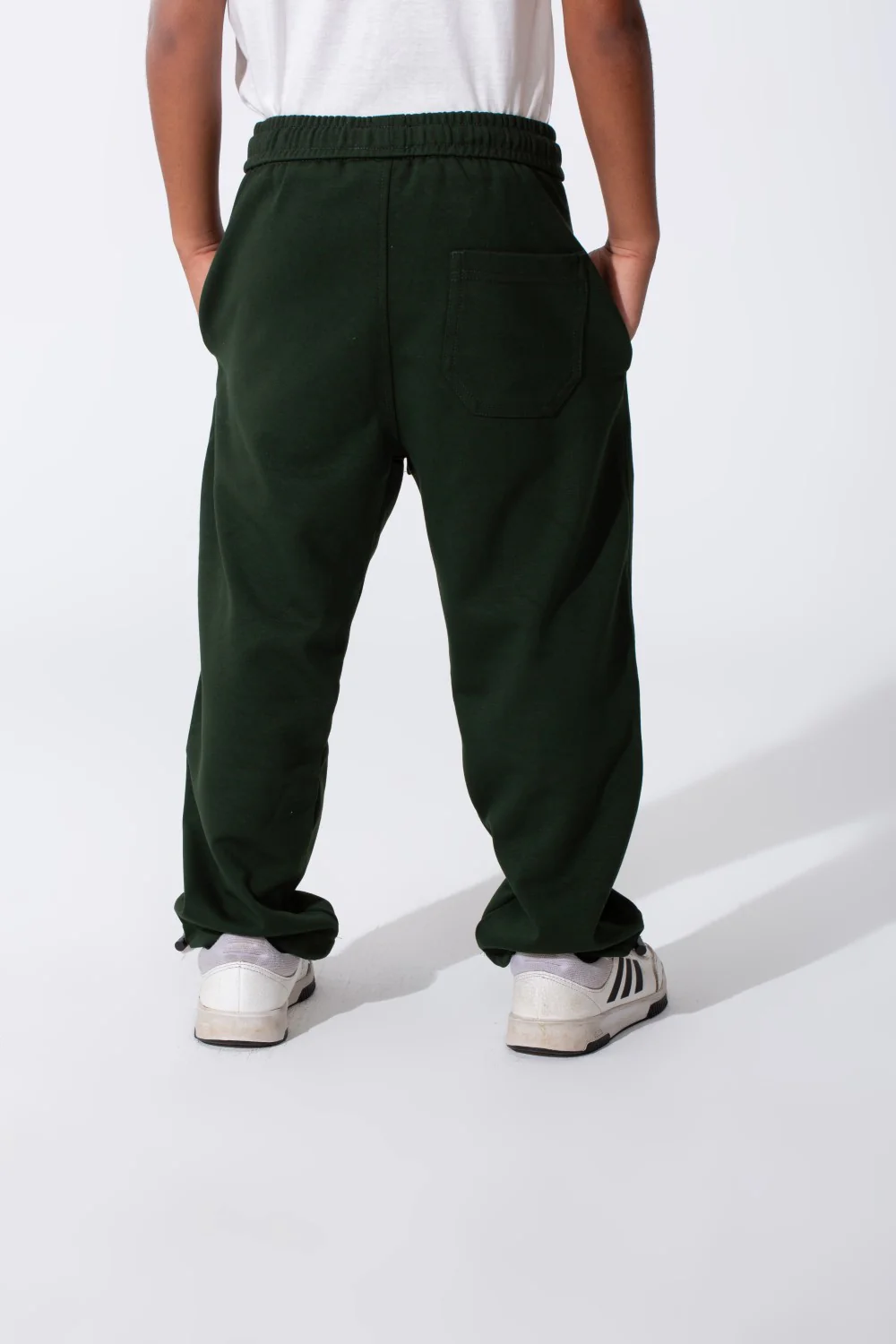Boy's Oversized Sweatpants With Back Pocket And Drawstring At The Waist - Image 6