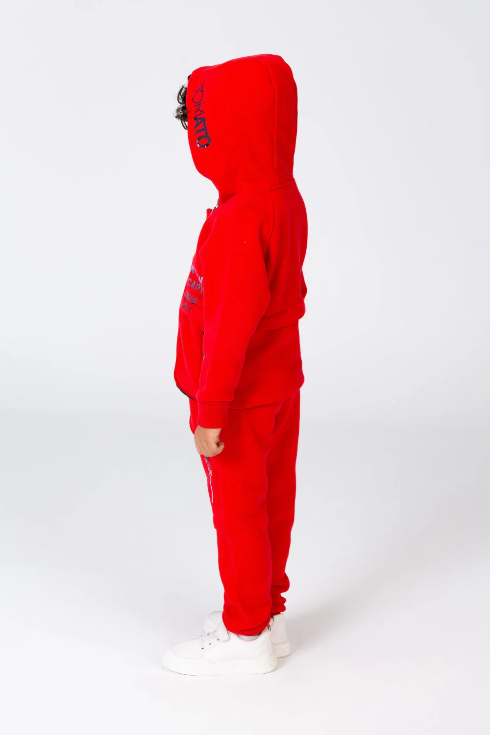Boy's Padded Front & Sleeves Printed Made Of Comfort Melton Training With Front Pockets - Image 11