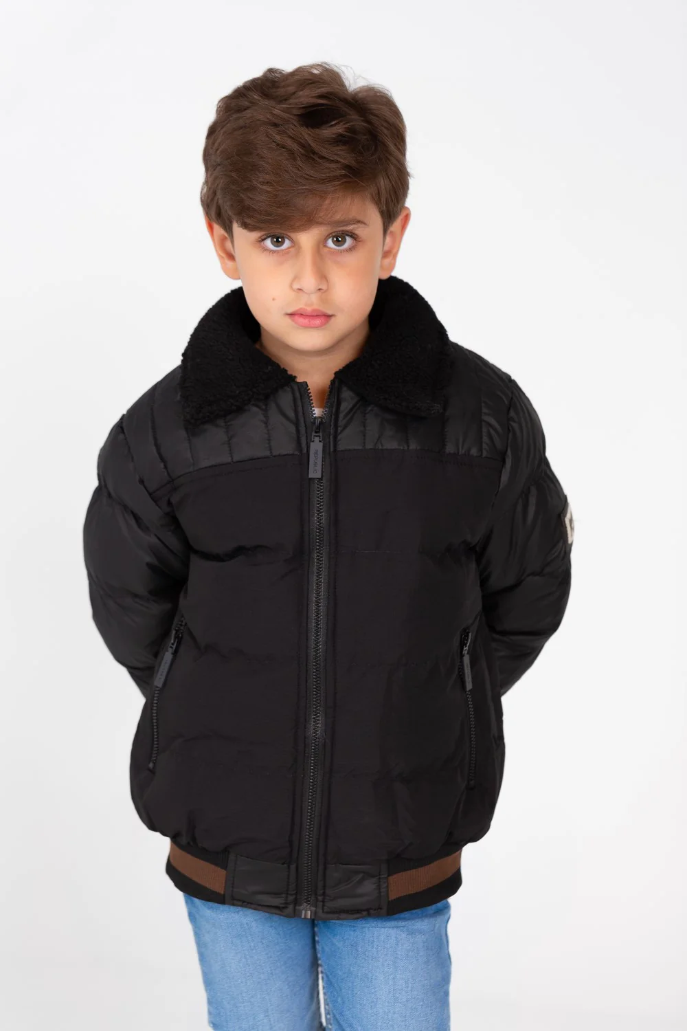 Boy's Padded Waterproof Puffer Jacket - Image 5