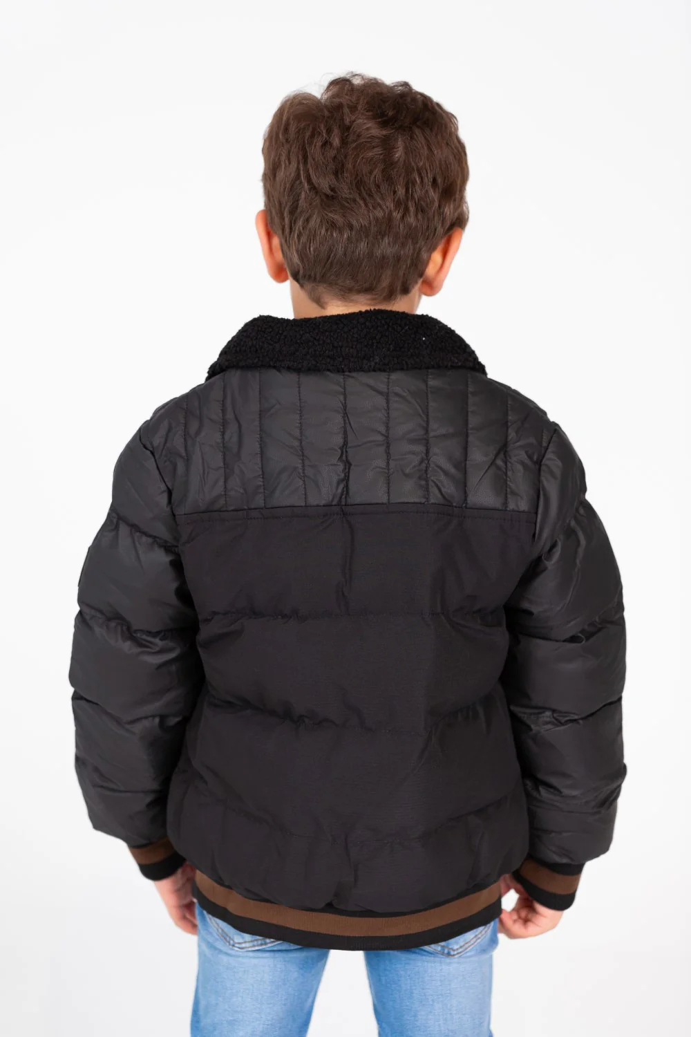 Boy's Padded Waterproof Puffer Jacket - Image 6