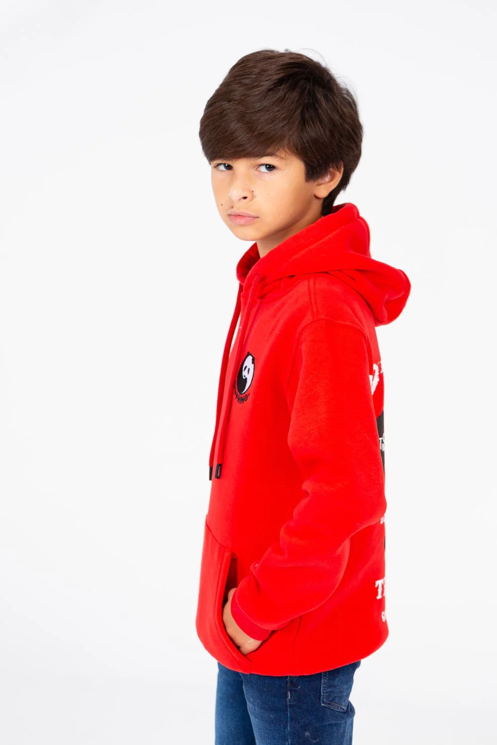 Boy's Panda Print Hooded Sweatshirt - Image 7