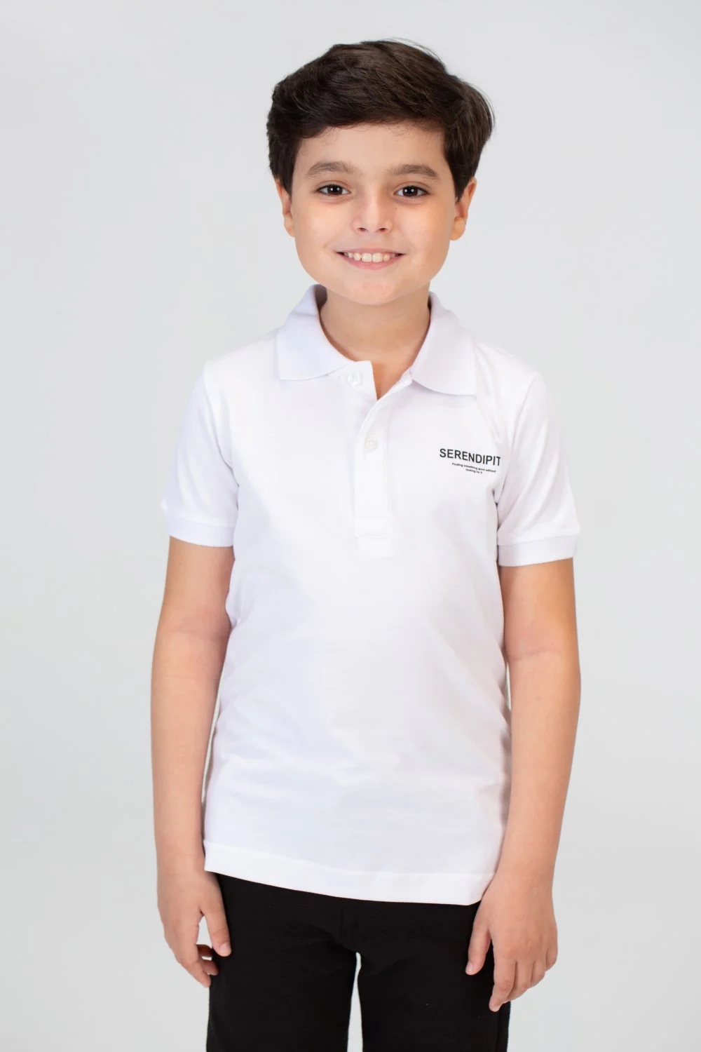 Boys Polo T-shirt With Short Sleeves And A Distinctive Back Print - Image 9