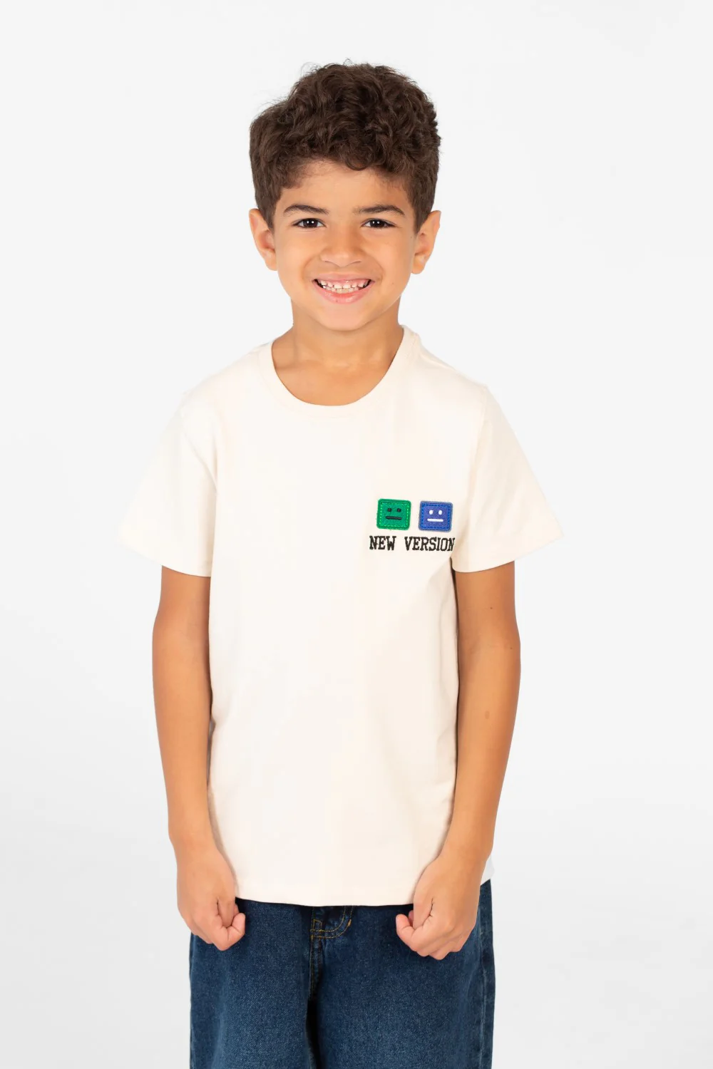 Boy's Printed Crew Neck Half Sleeve T-shirt - Image 9