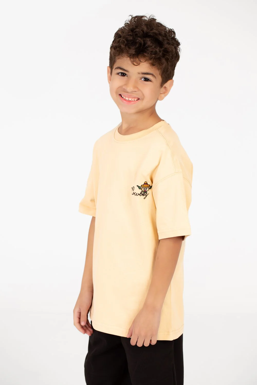 Boy's Printed Crew Neck T-Shirt - Image 3