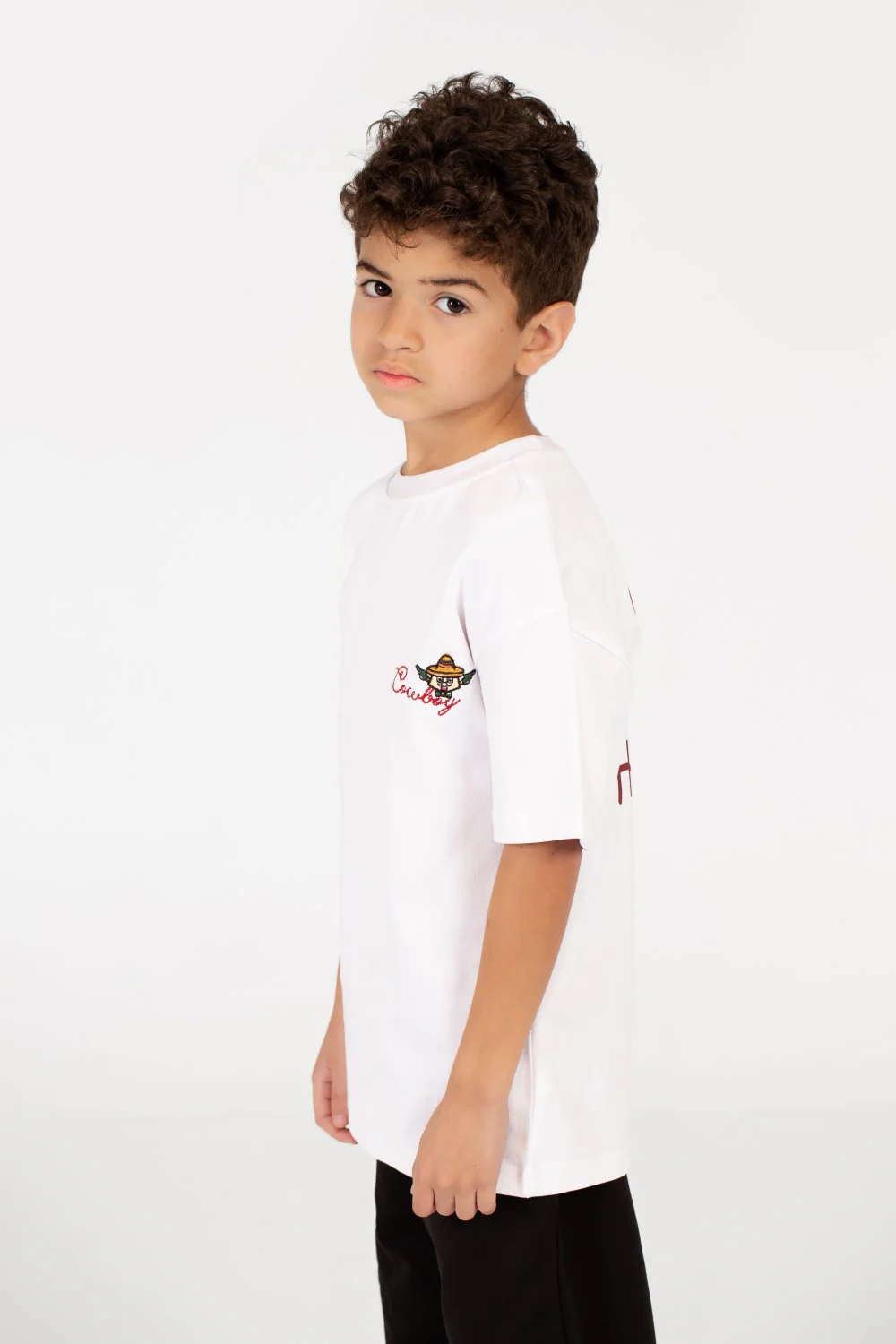Boy's Printed Crew Neck T-Shirt - Image 7