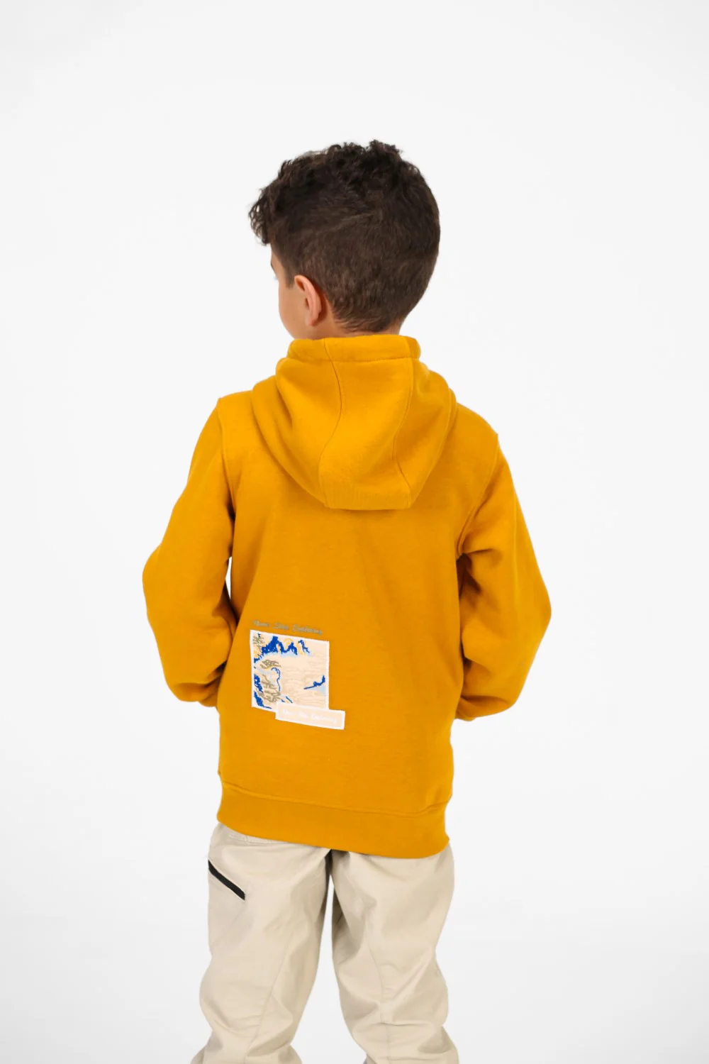 Boy's Printed Full Zip Hood Sweatshirt - Image 6