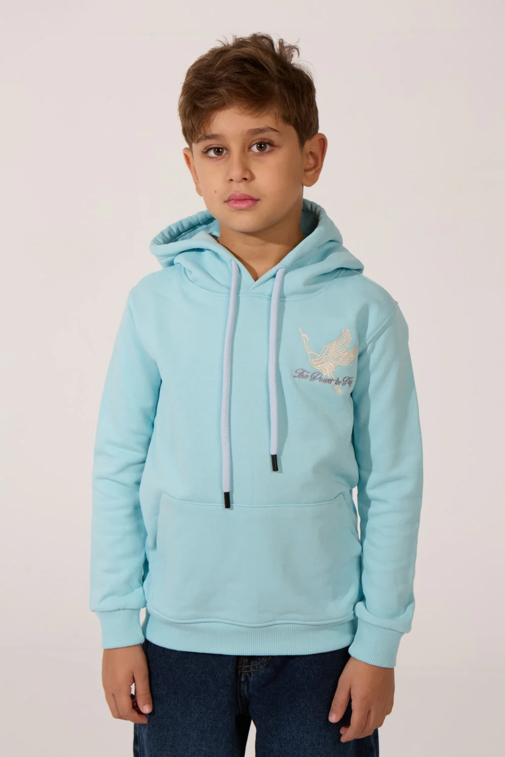 Boy's Printed Hooded Sweatshirt With Long Sleeves And Front Pocket - Image 5
