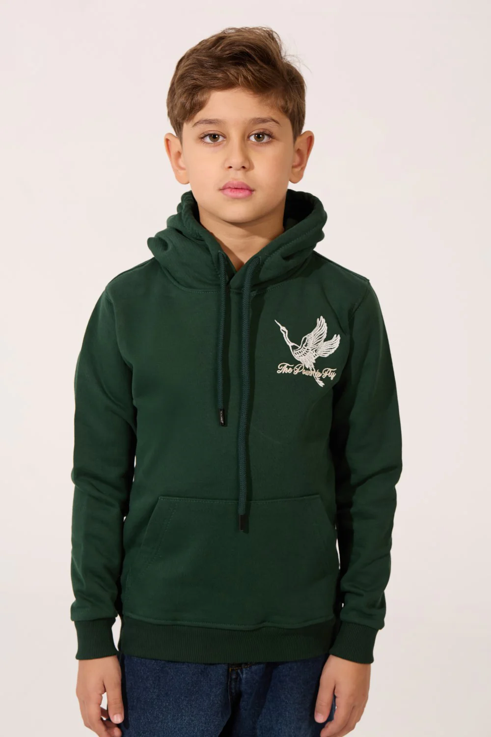 Boy's Printed Hooded Sweatshirt With Long Sleeves And Front Pocket - Image 9