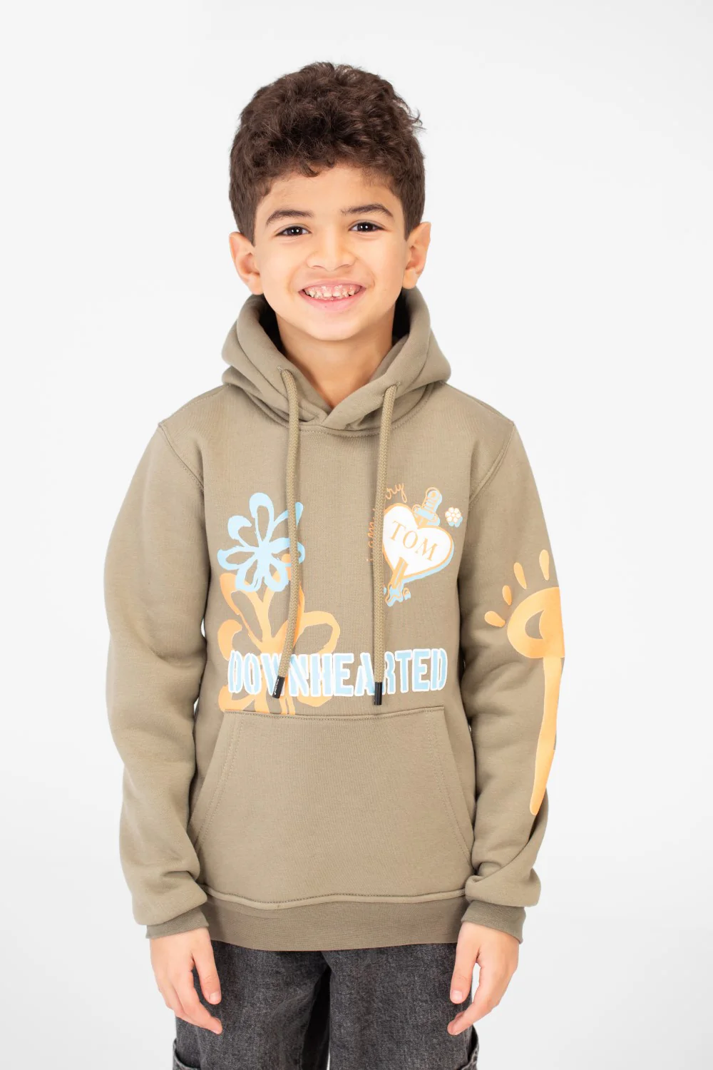 Boy's Printed Hoodie Sweatshirt With Long Sleeves - Image 5