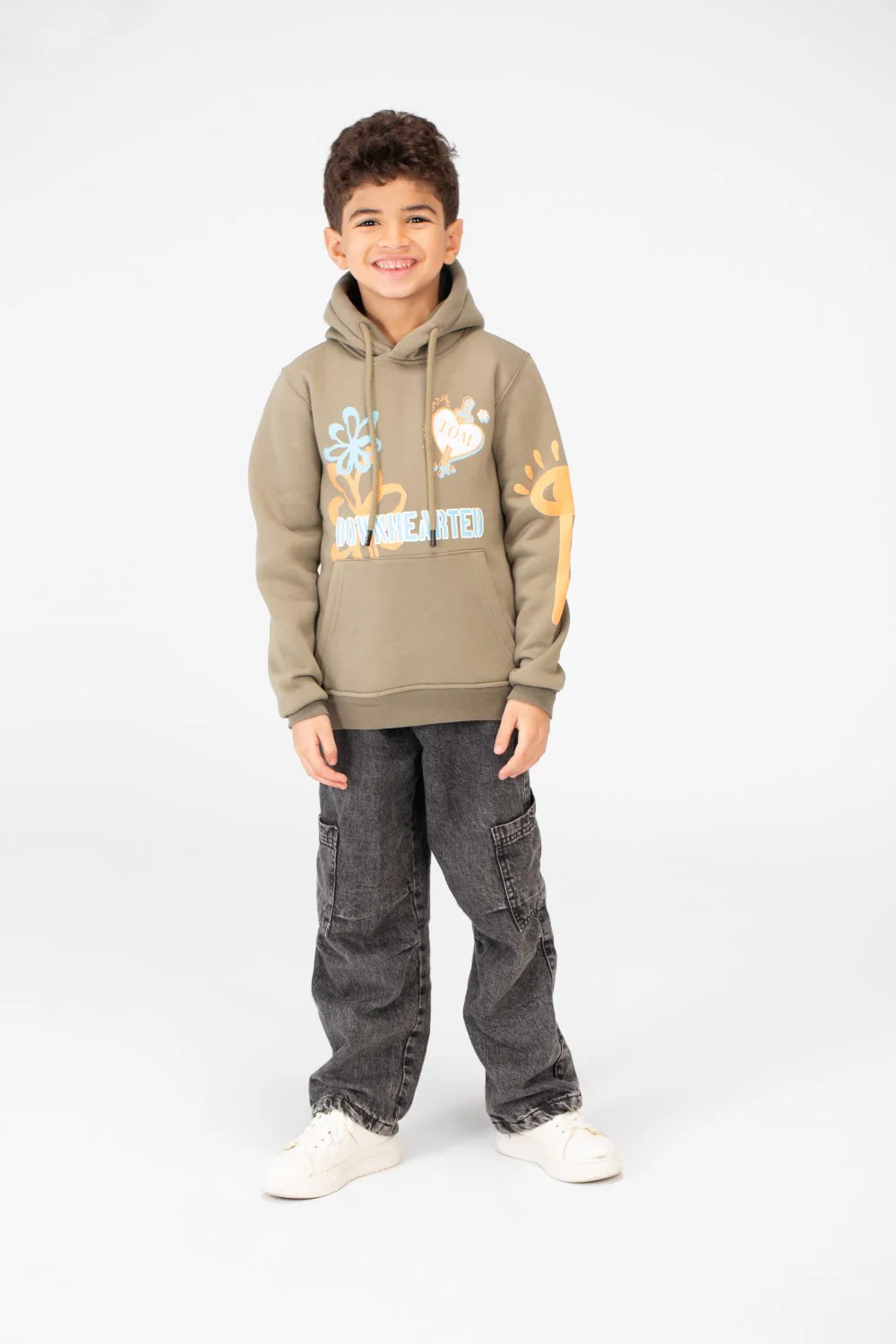 Boy's Printed Hoodie Sweatshirt With Long Sleeves - Image 8