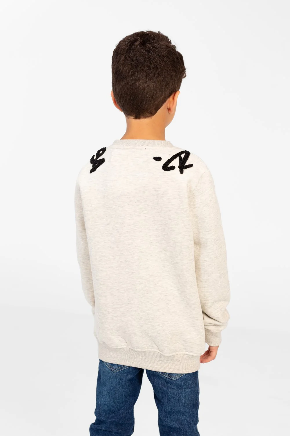 Boy's Printed Sweatshirt With Round Neck And Slim Fit - Image 10