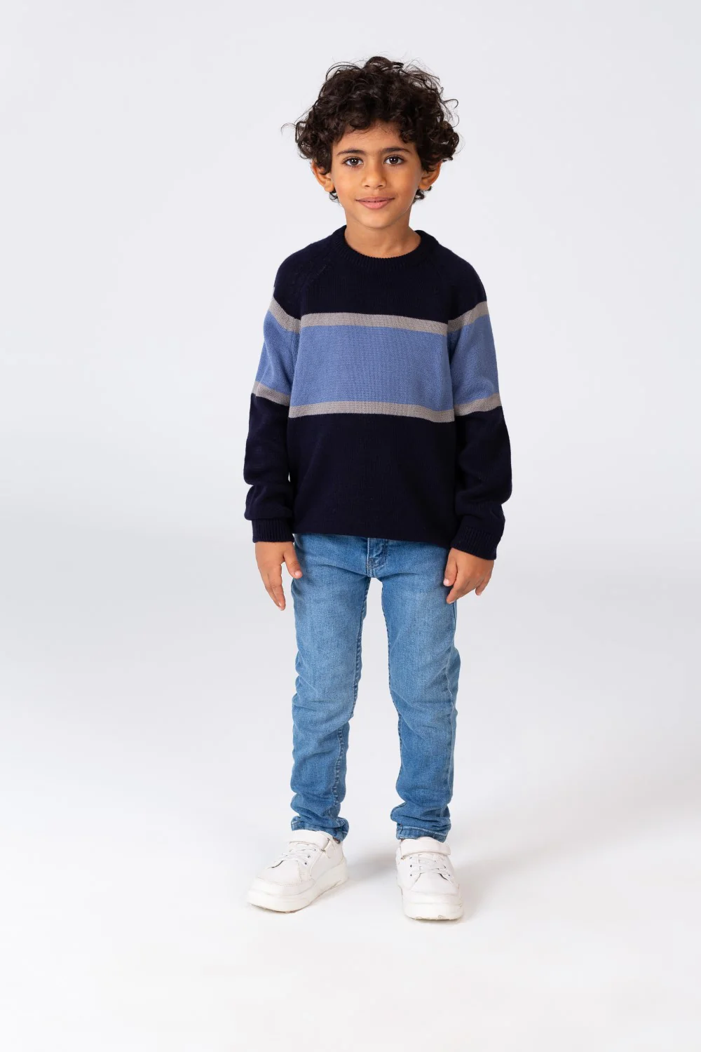 Boy's Regular Fit Crew Neck Pullover - Image 6