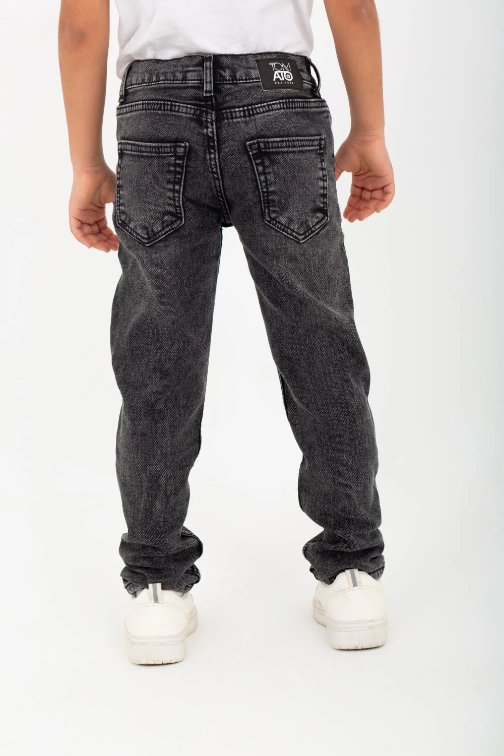 Boys' Regular Fit Cutting Jeans Pants - Image 2