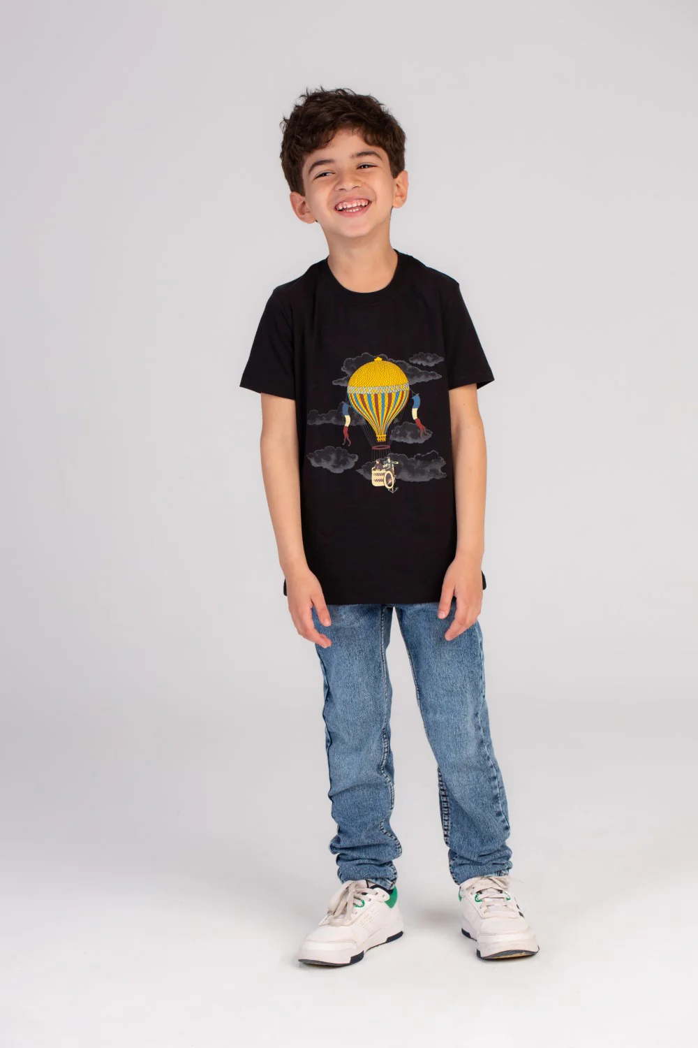 Boy's Regular Fit Front Printed Comfort Cotton Over Size T-shirt Upgrade Your Wardrobe With Tomato Today - Image 3