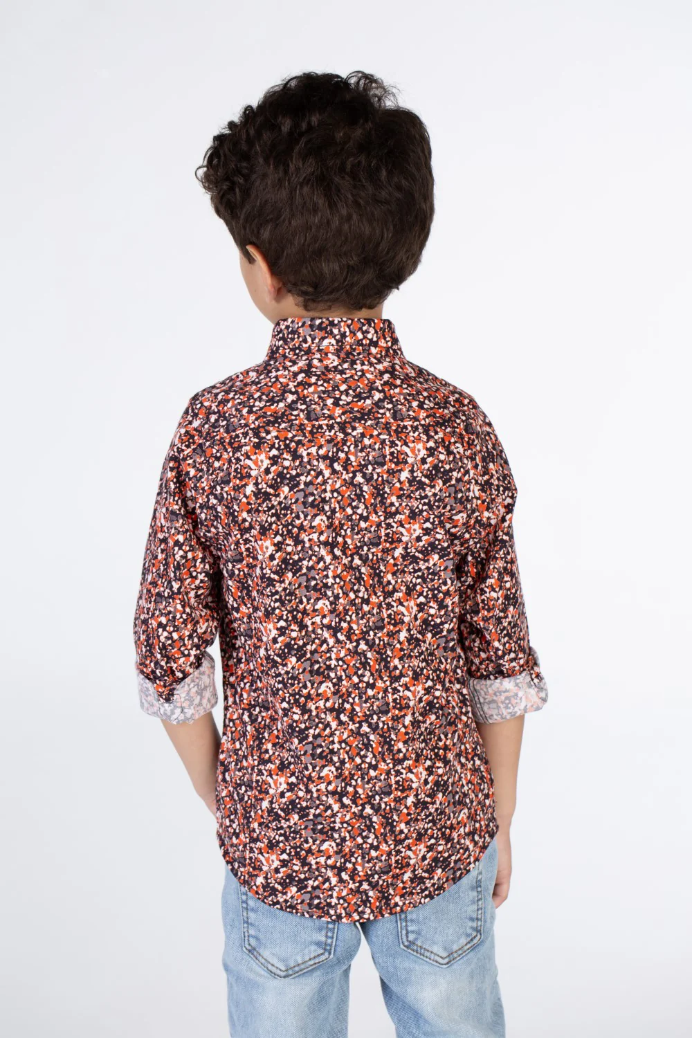 Boys Regular Fit Jakar Shirt With Long Sleeves And Collar - Image 11