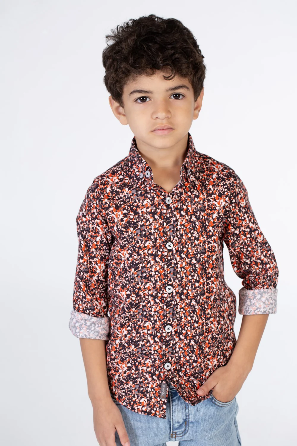 Boys Regular Fit Jakar Shirt With Long Sleeves And Collar - Image 12