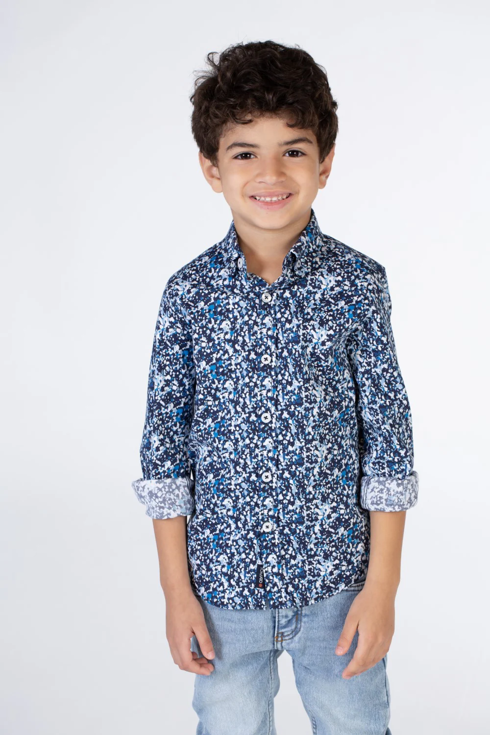 Boys Regular Fit Jakar Shirt With Long Sleeves And Collar - Image 6