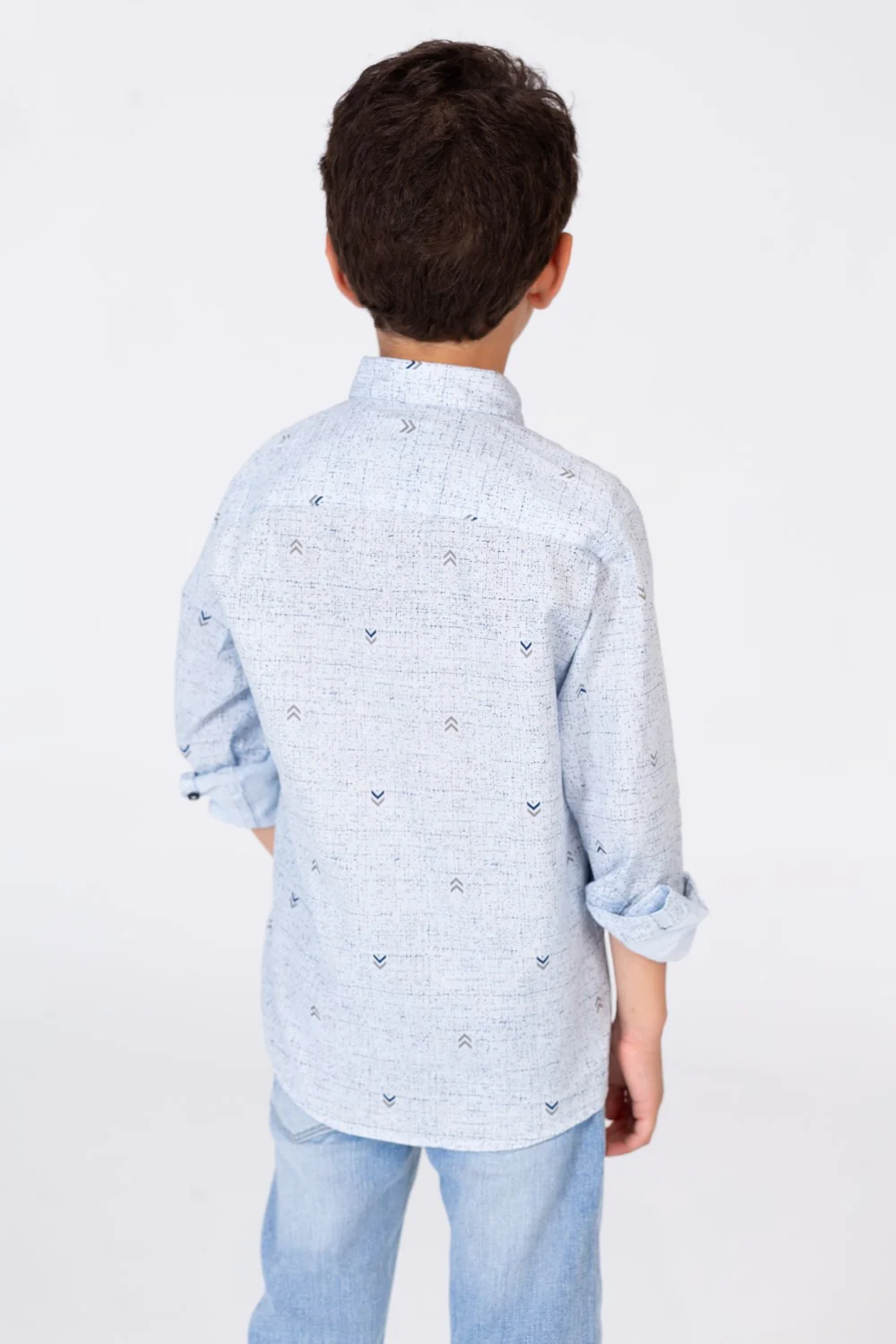 Boys Regular Fit Shirt With A Light Print - Image 5