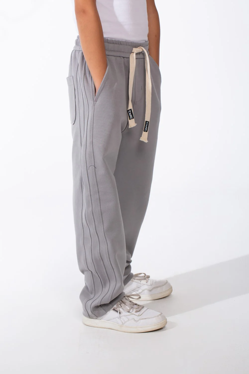 Boy's Relaxed Wide-Leg Design Elastic Waist Side Pockets Maximum Comfort Casual Look Perfect For Everyday Sweatpants - Image 7