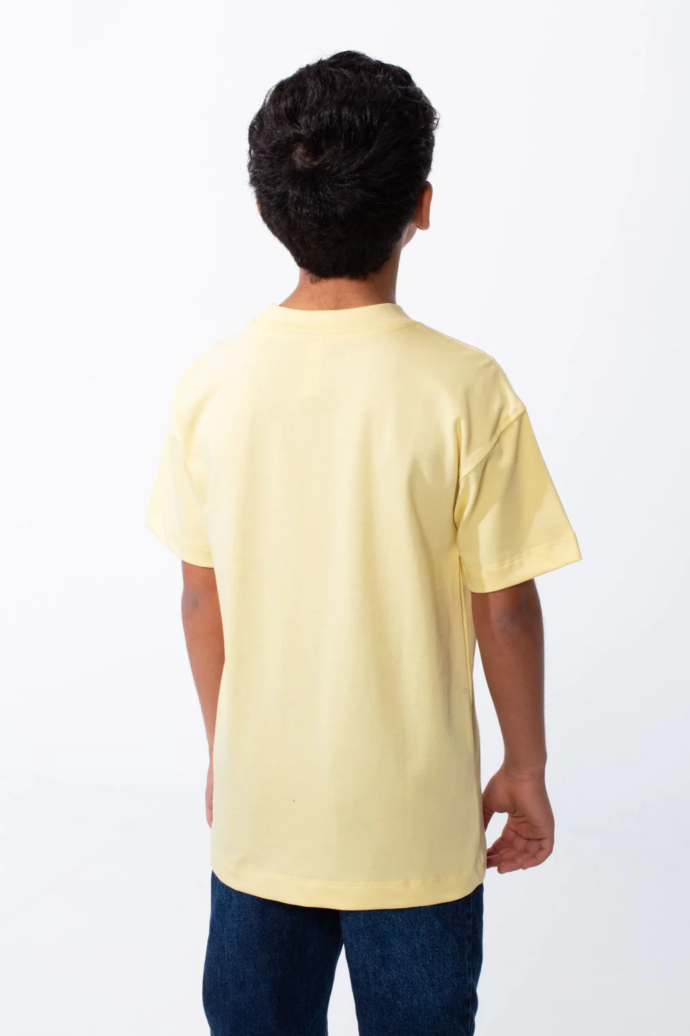 Boy's Ribbed Crew Neck Short Sleeve Overlaid With A Bold Typography All Day Comfort T-Shirt - Image 6