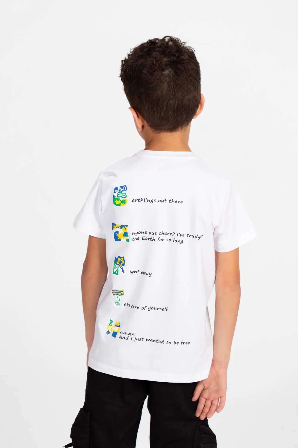 Boys Round Neck Half Sleeves Printed T-shirt With Single Lycra Material - Image 16