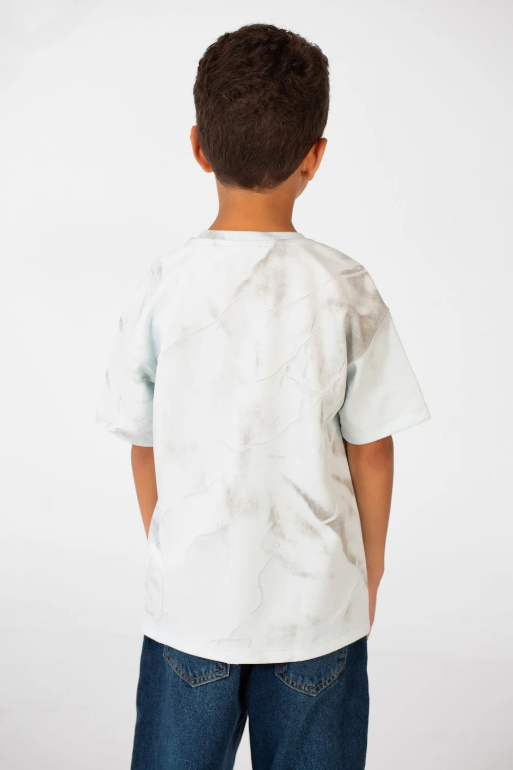 Boy's Round Neck Oversized Short Sleeves T-shirt In High Quality Material - Image 6