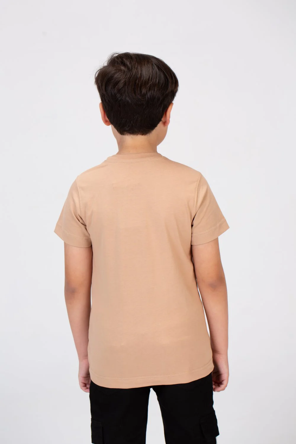Boys Round Neck Short Sleeves T-shirt With A And With A Rabbit Print On The Front - Image 2