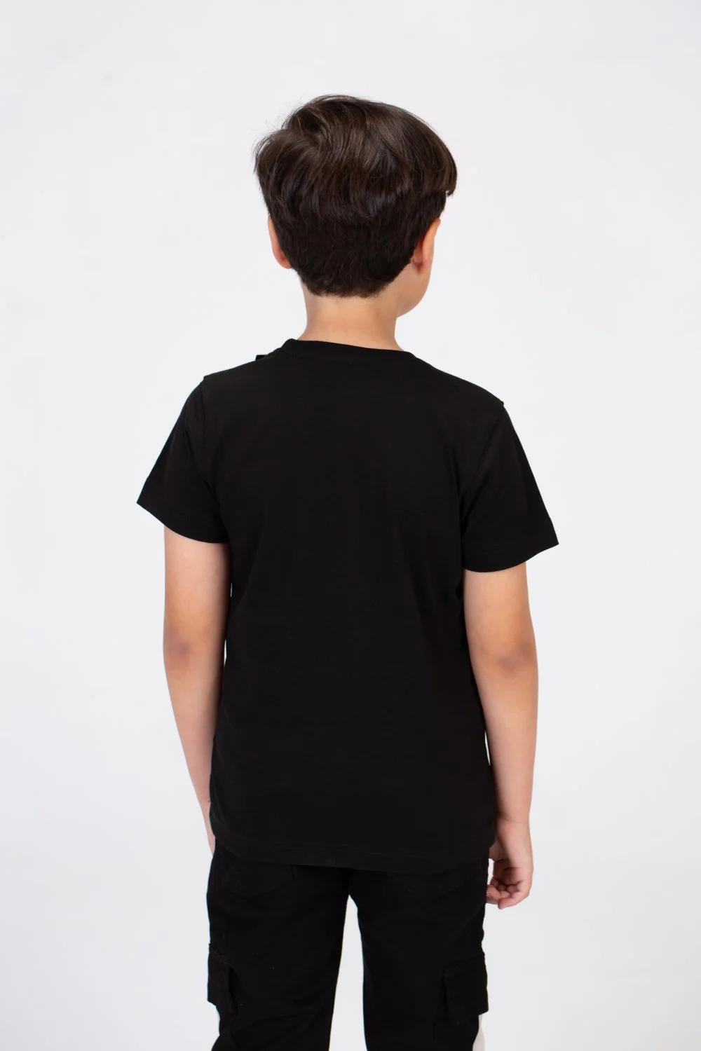 Boys Round Neck Short Sleeves T-shirt With A And With A Rabbit Print On The Front - Image 5